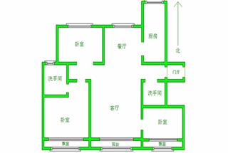 3室2廳2衛(wèi)  144平米